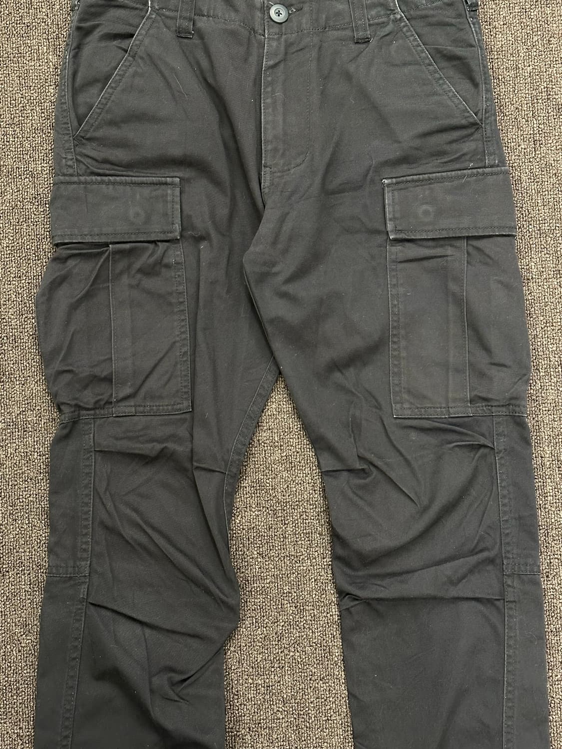 S)AVIREX 빈티지 블랙 카고팬츠 상품이미지2