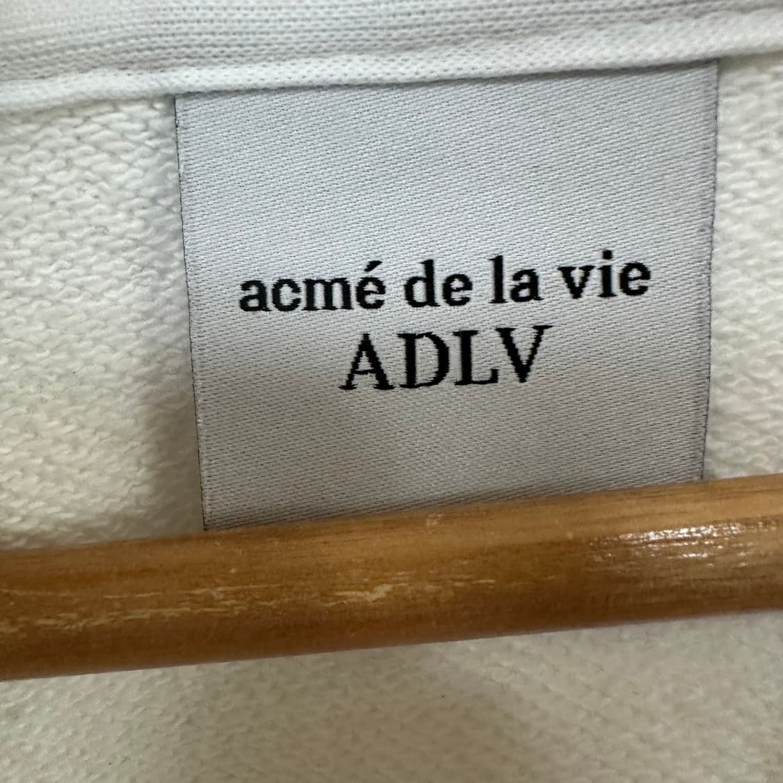 ADLV 남자 면100% 후드집업 화이트 (실측110) 상품이미지7