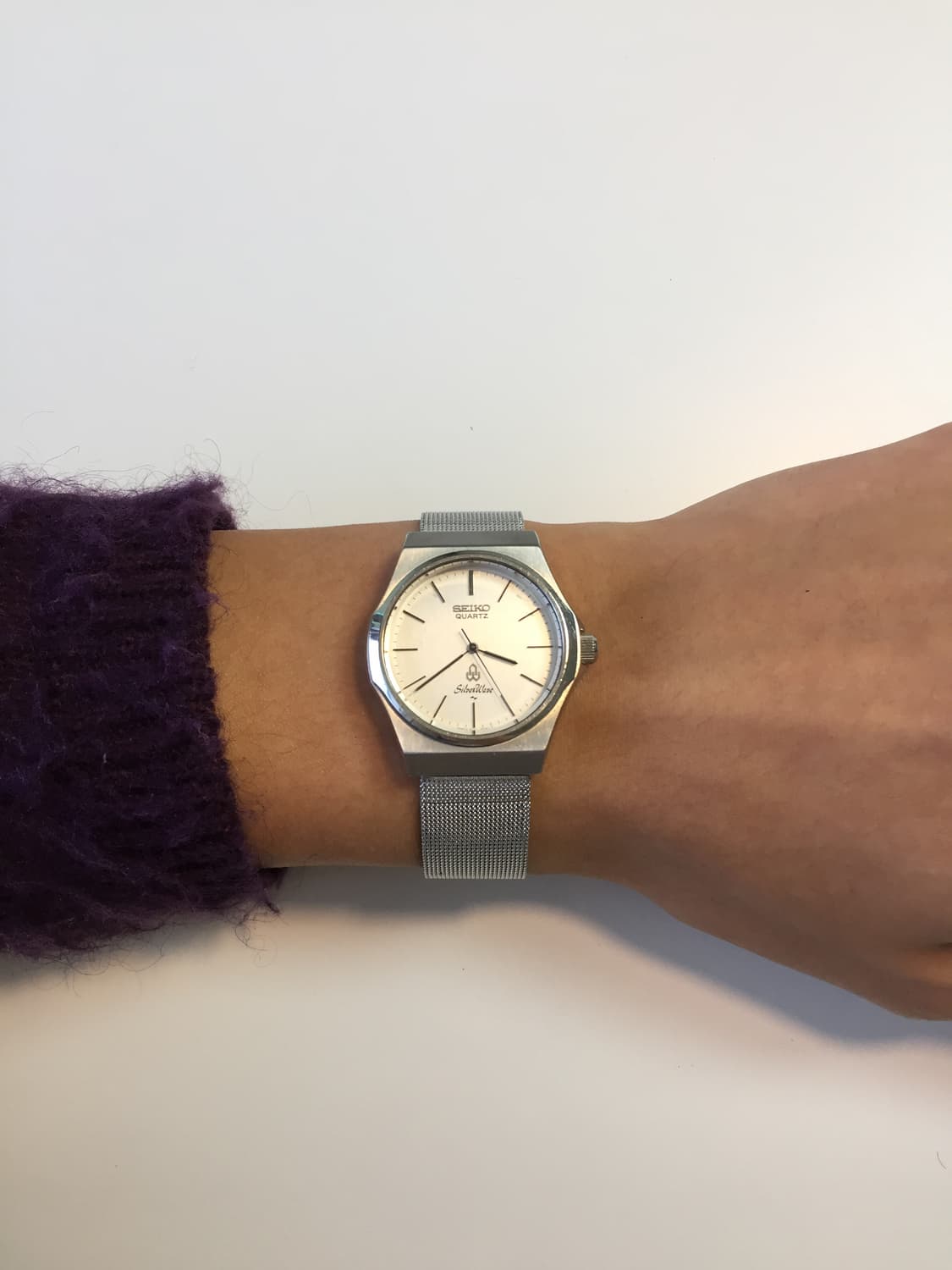 80s seiko silver wave quartz 상품이미지1