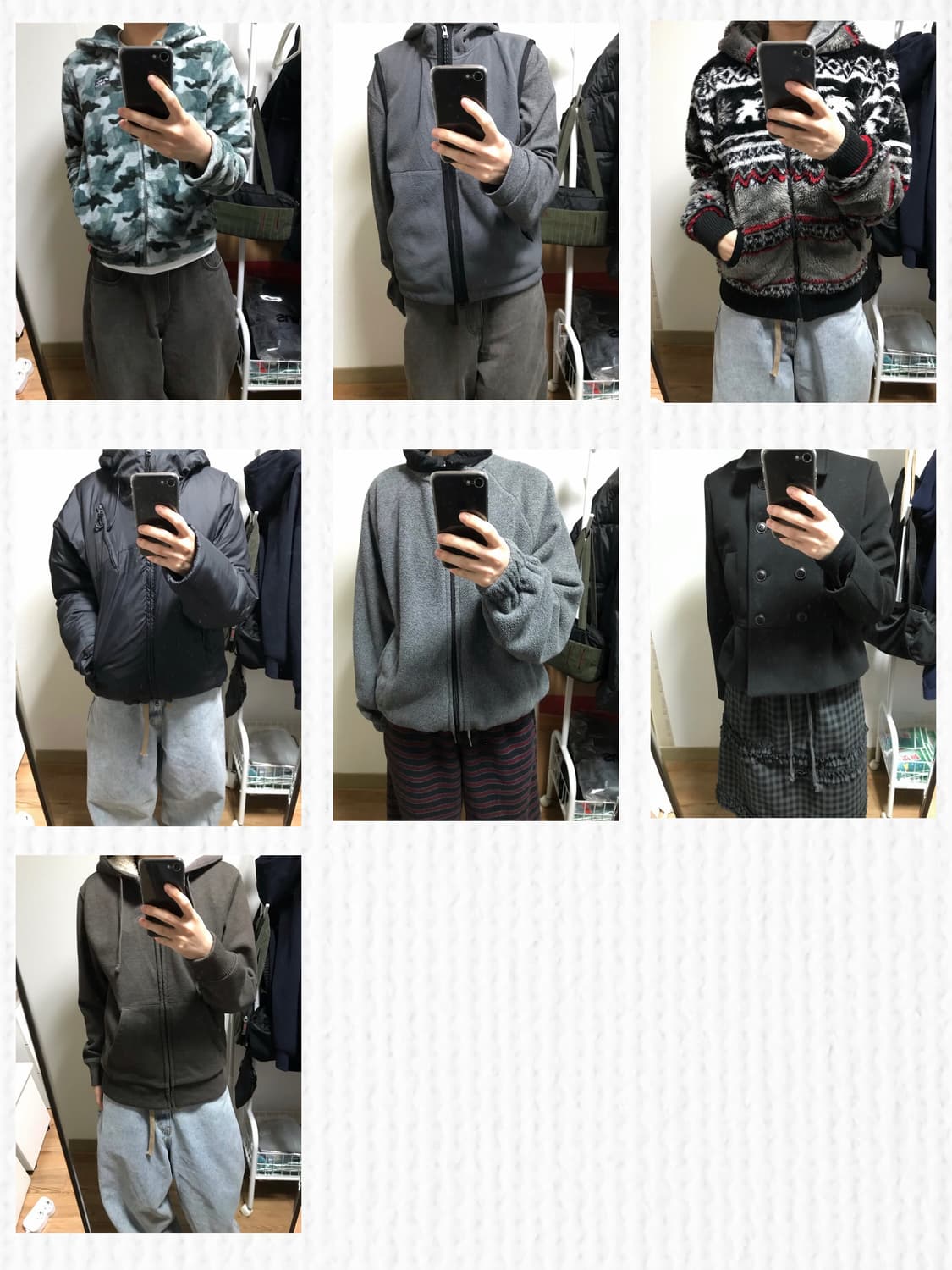 아우터 일괄판매(7개)+사은품 상품이미지1