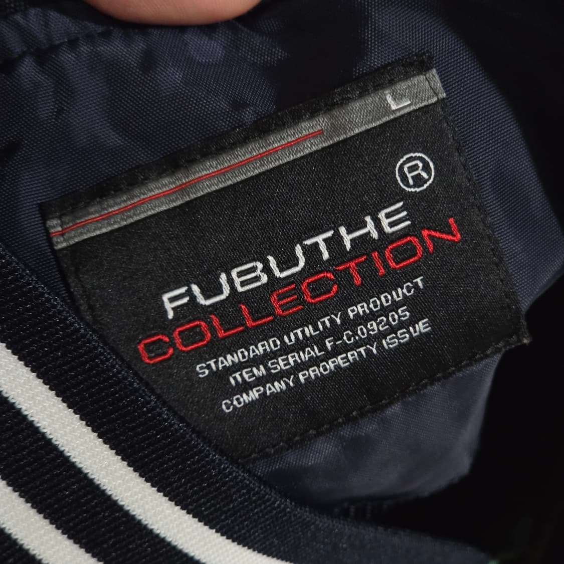 후부 올드스쿨 백자수 바시티 자켓 상품이미지8