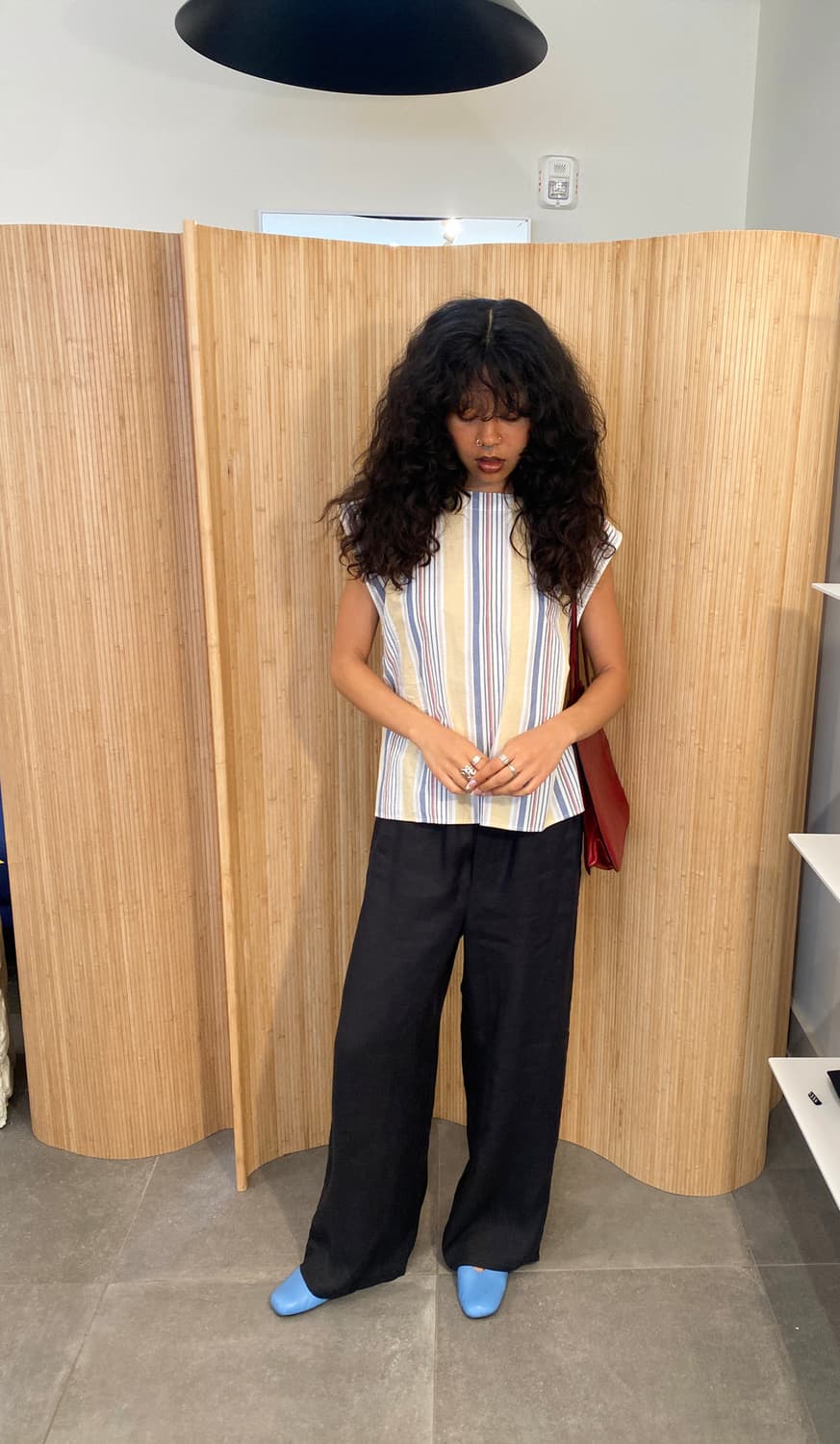 베이스레인지 baserange stave sleeveless, skirt 상품이미지2