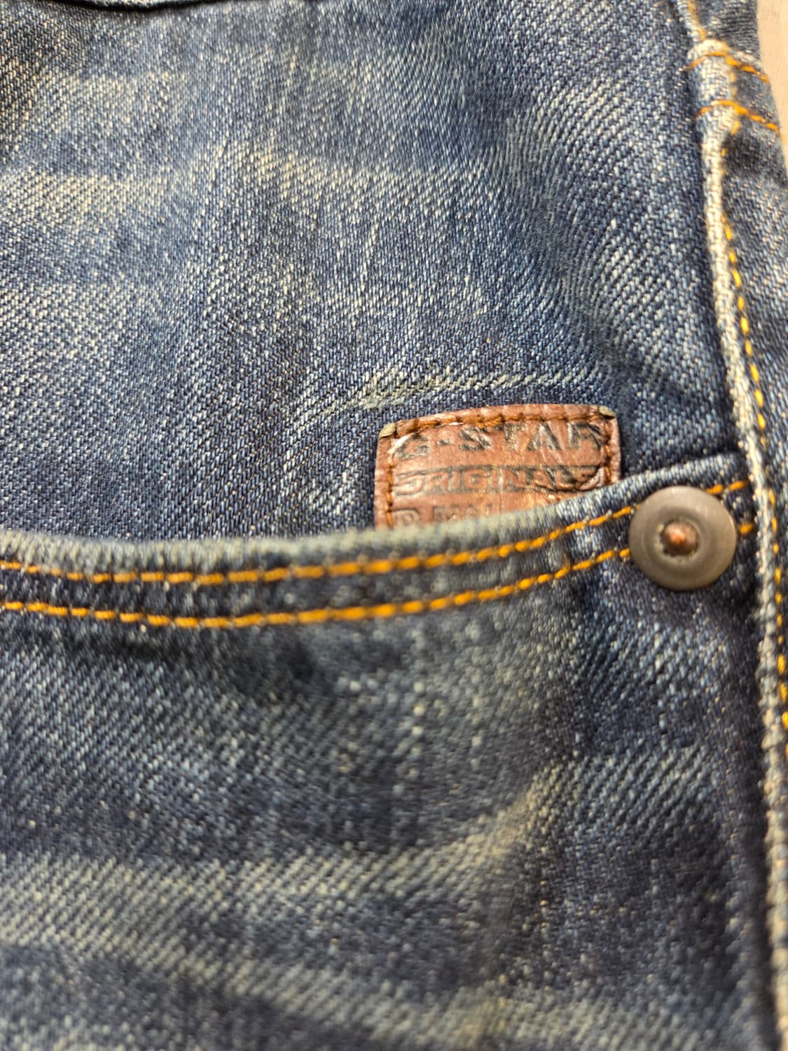 G-Star Raw 워싱 데님 팬츠(W31/32) 상품이미지5