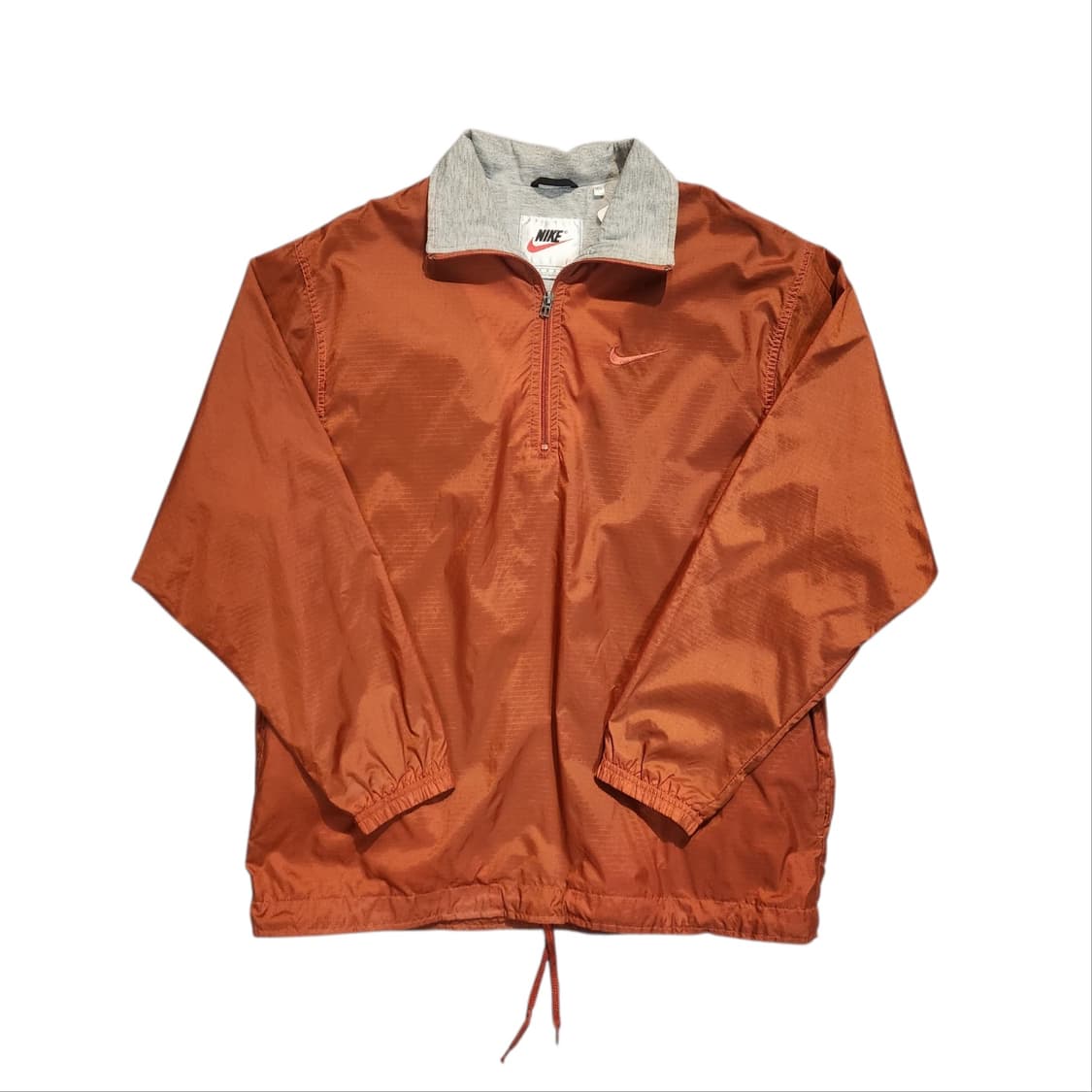 나이키 오렌지색 바람막이 하프집업 (M) 상품이미지1