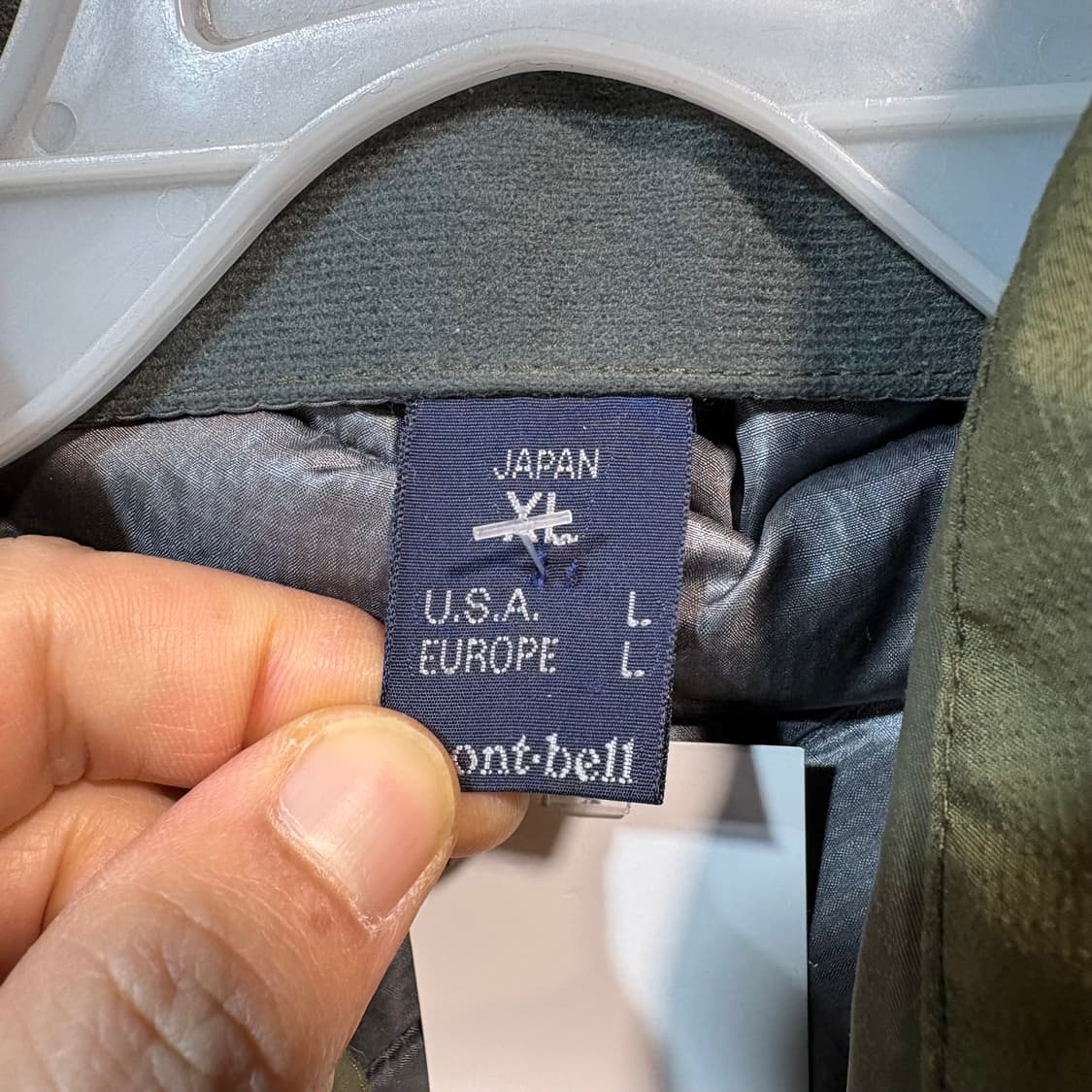 [XL] mont bell 몽벨 90's 고어택스 바람막이 점퍼 상품이미지8