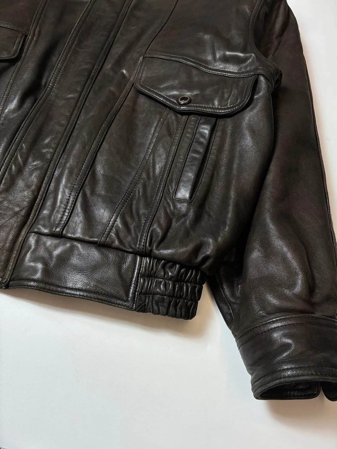 SEA DREAM 00's 양가죽 봄버 항공 자켓 PN8173 상품이미지3