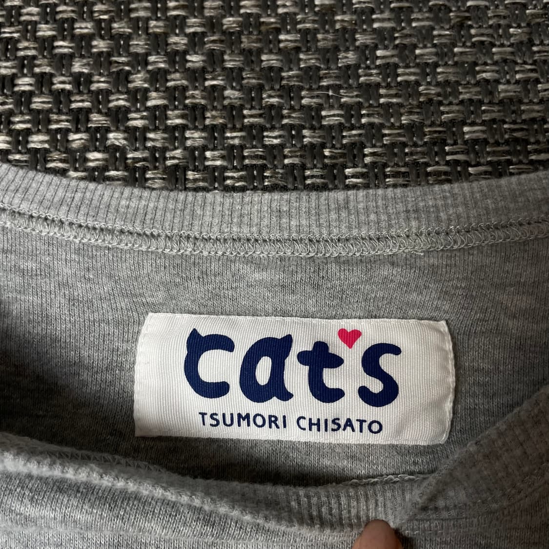 Cats 그레이 고양이 포인트 7부 티셔츠 상품이미지4