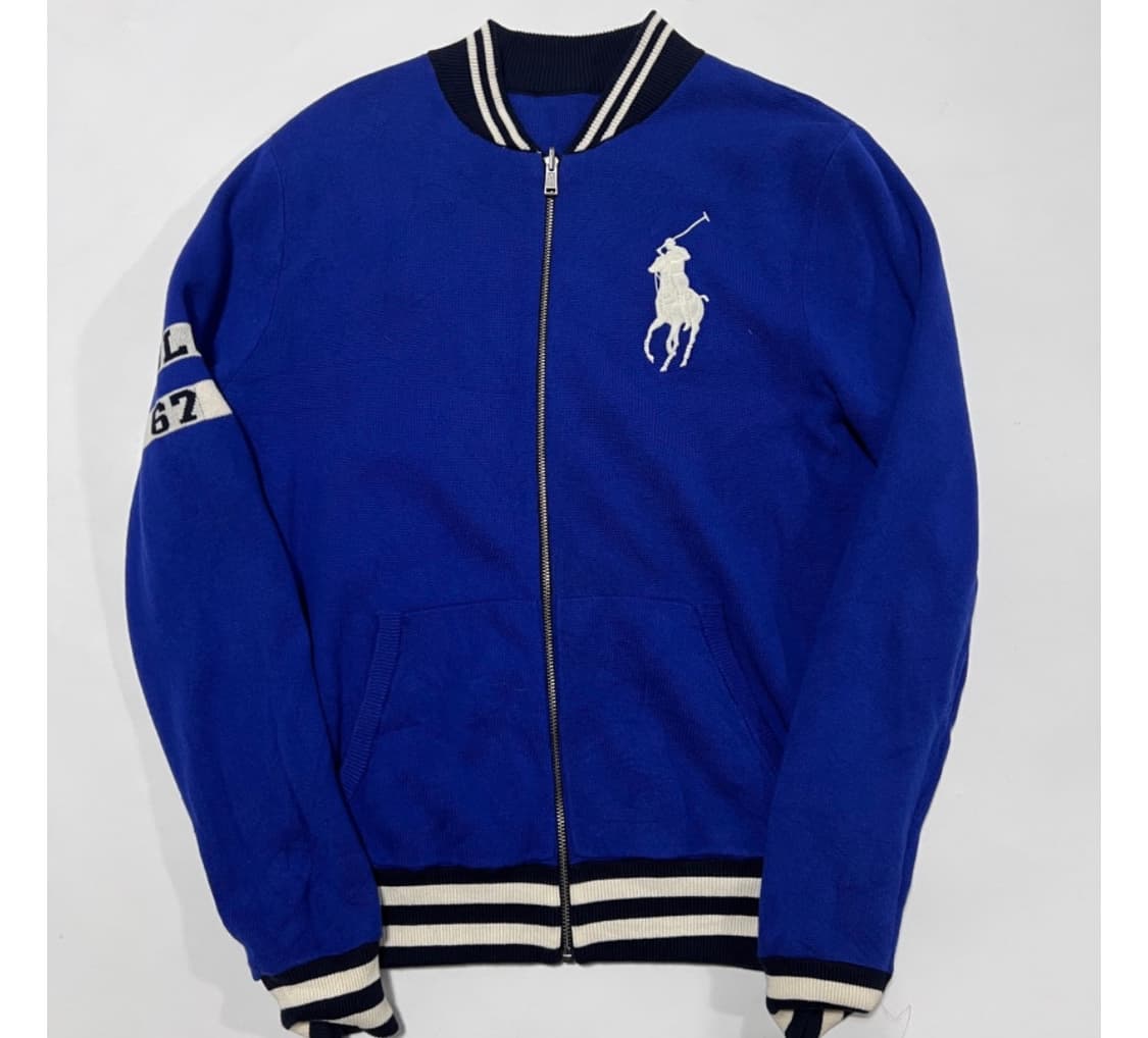 (유일매물)폴로 랄프로렌 리버시블 빅포니 블루 집업 자켓 상품이미지1