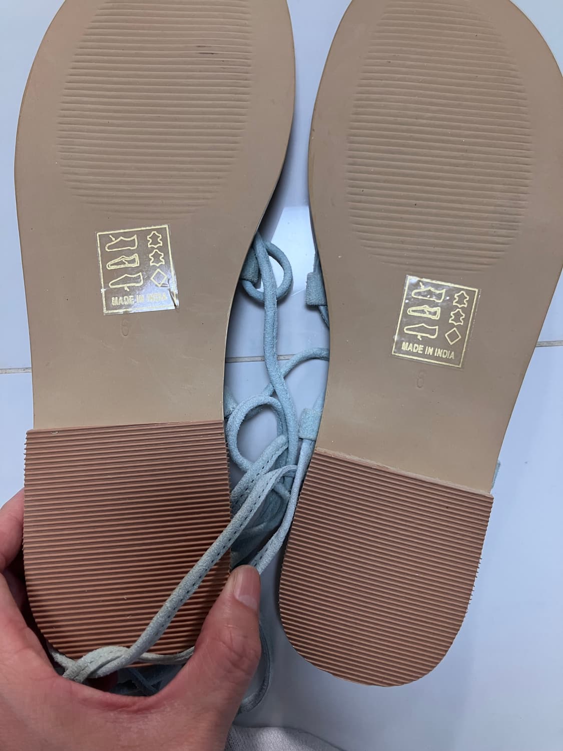 얼반아웃피터스 스웨이드 글레디에이터 스트랩 샌들 상품이미지5