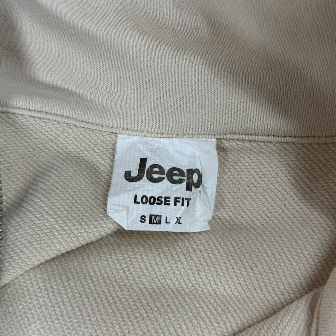 [M/루즈핏] Jeep 지프 하프집업 반집업 긴팔 맨투맨 상품이미지5