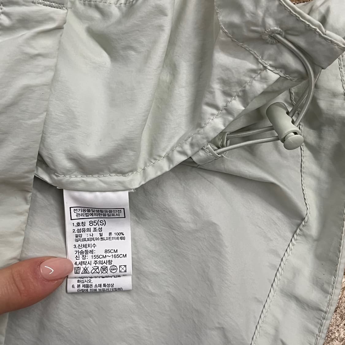 노스페이스 크롭 바람막이 상품이미지6