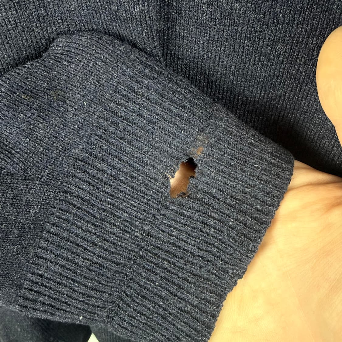 (3) 라코스테 카라 울 니트 네이비 상품이미지6