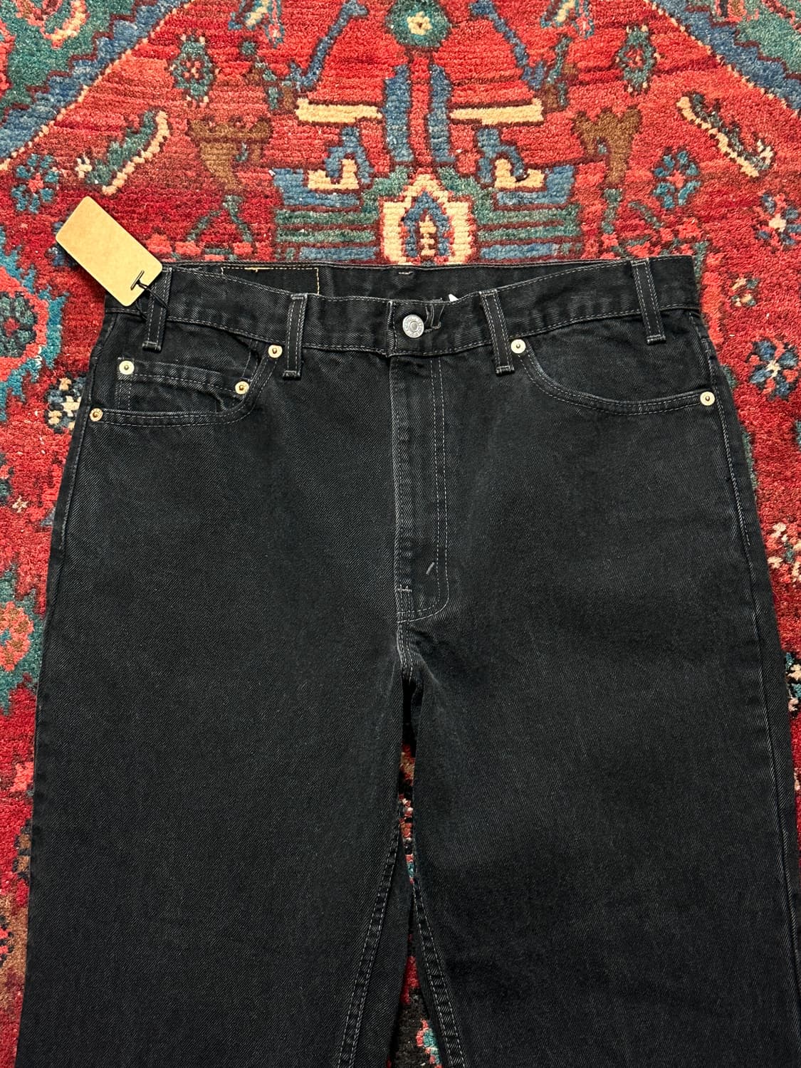 90's USA Made 리바이스 517 블랙 부츠컷 플레어진 상품이미지5