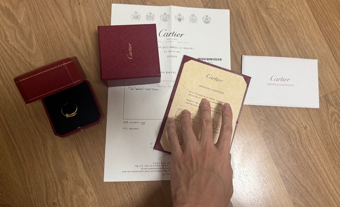 까르띠에 다이아 저스트 앵 끌루 반지  (클래식 57호) 상품이미지2