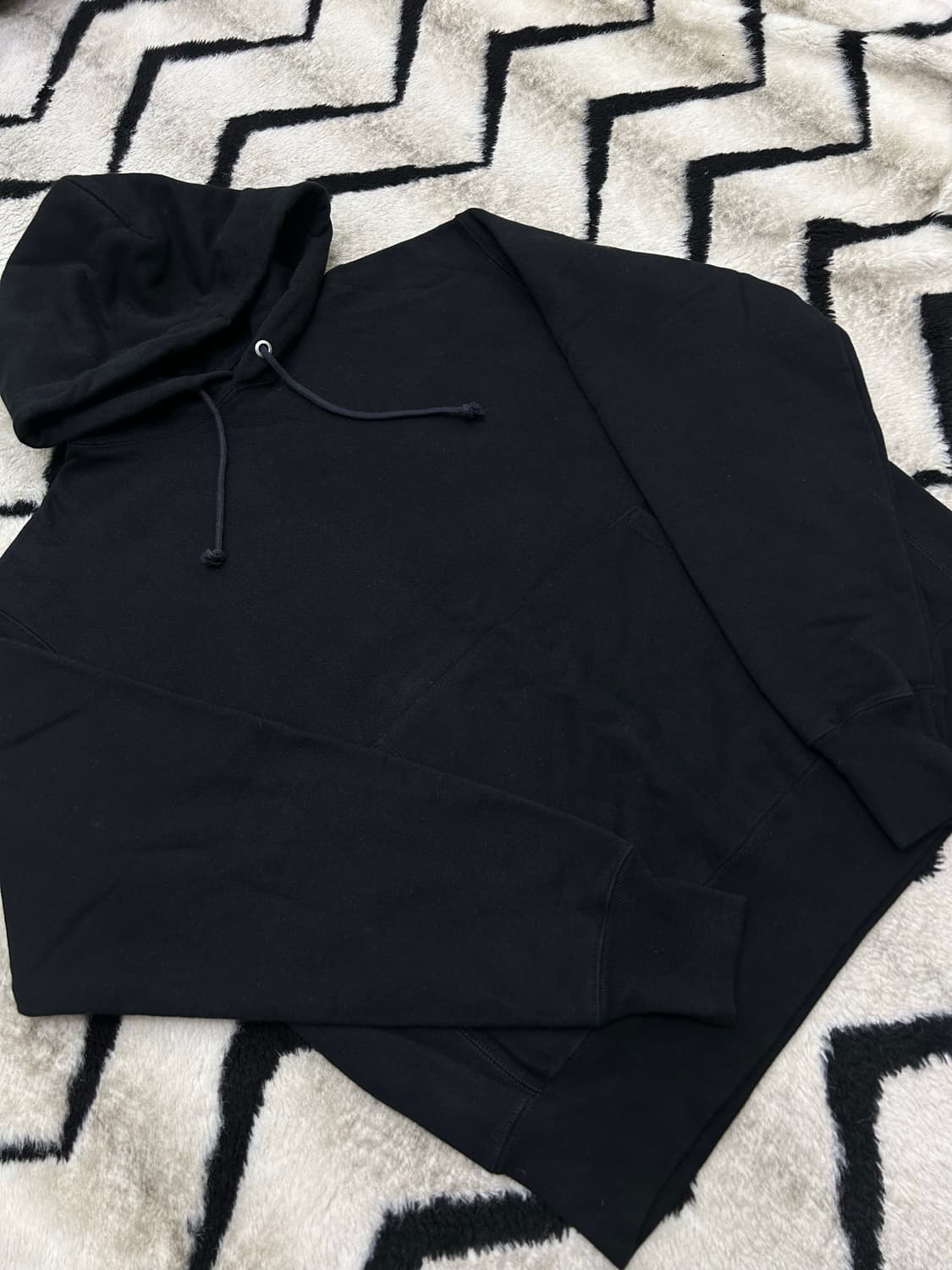 [2XL]챔피온 리버스위브 후드/블랙/기모 상품이미지2