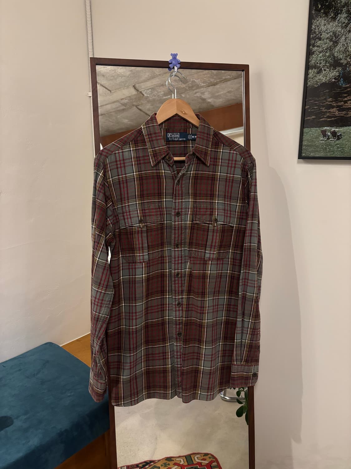 폴로 랄프로렌 체크 셔츠 남방 상품이미지1