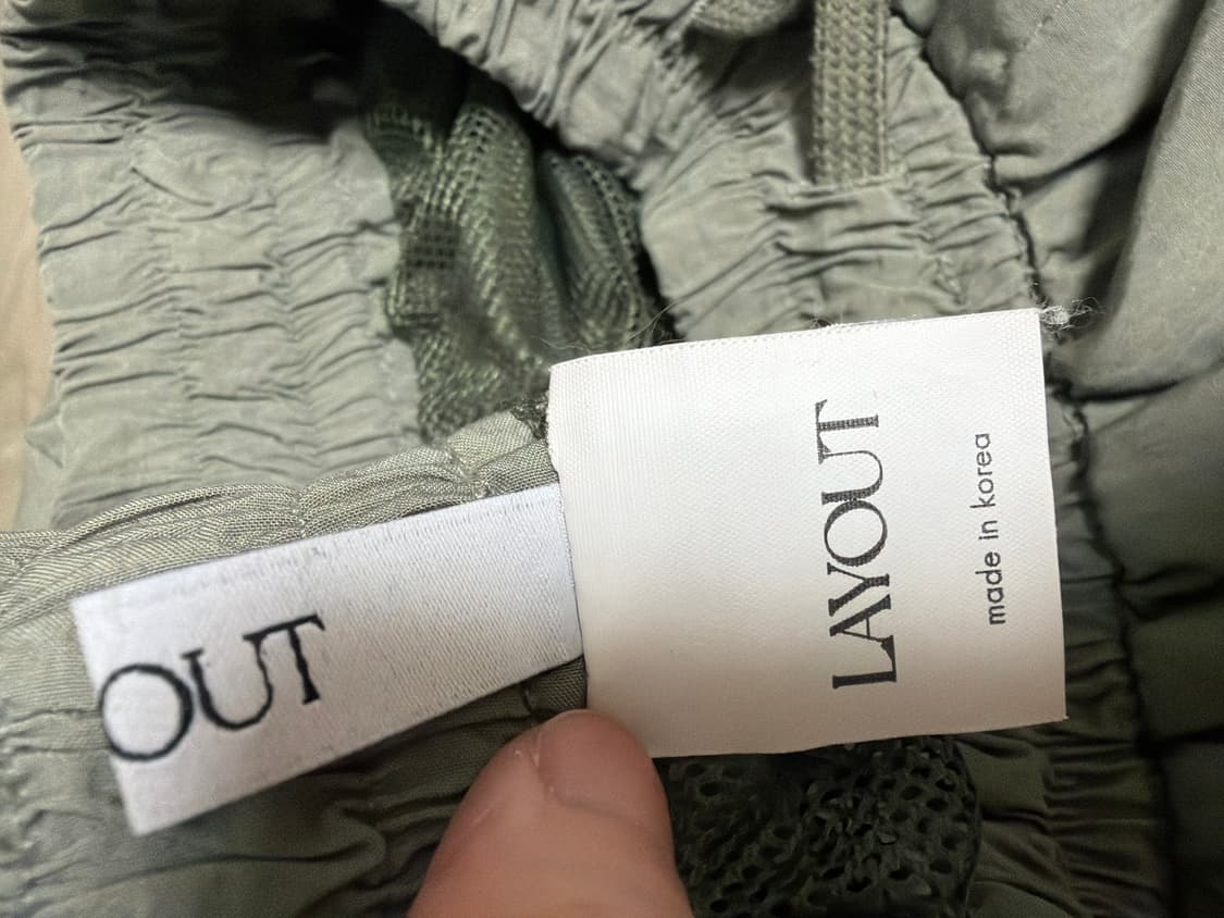 카고 맥시 스커트 그린 상품이미지4