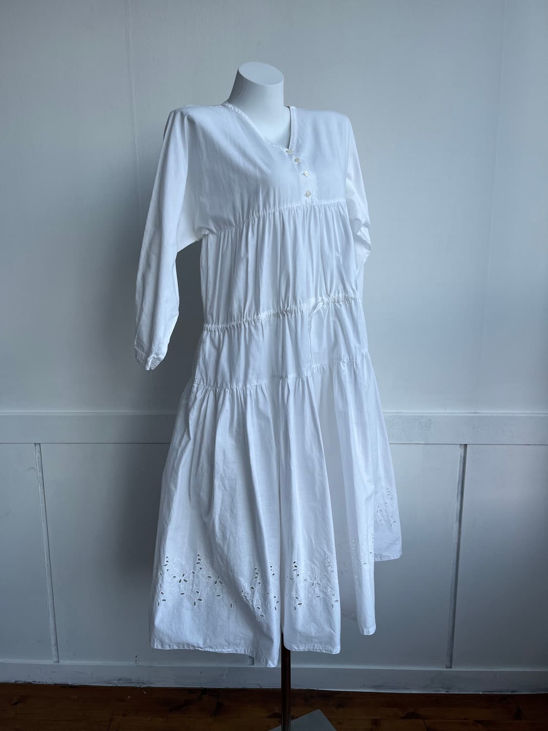 LADY'S BA-TSU 레이스 롱 원피스 상품이미지1