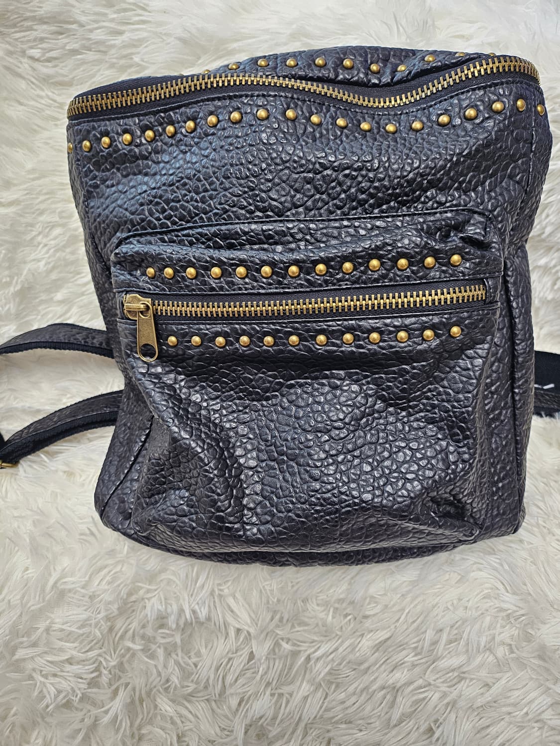 여성 비나티지 폴로 랄프로렌 데님 & 서플라이 인조 가죽 백팩 상품이미지1