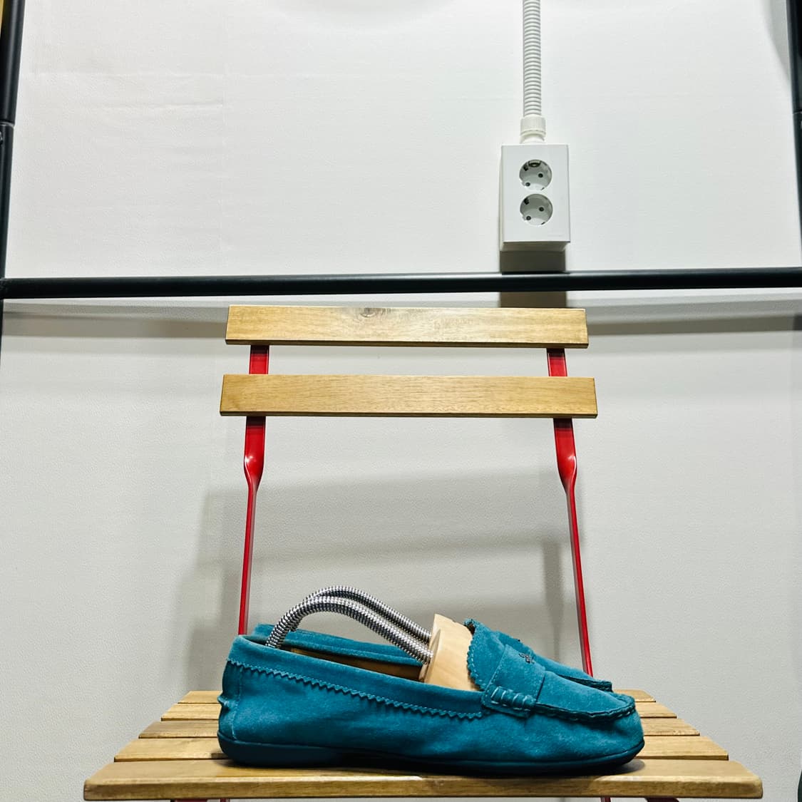 245) 코치 로퍼 여성 여자 페니로퍼 오데트 로퍼 스웨이드 블루 상품이미지1