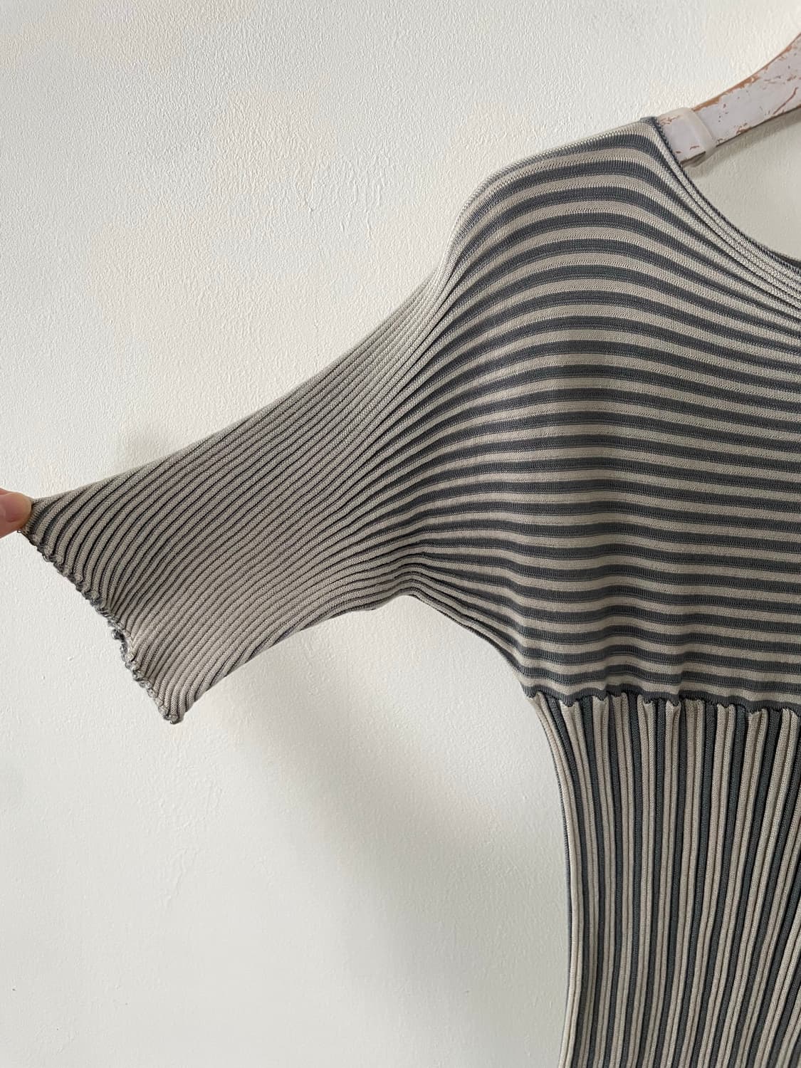 ARMANI COLLEZIONI cotton pleats knit 상품이미지2