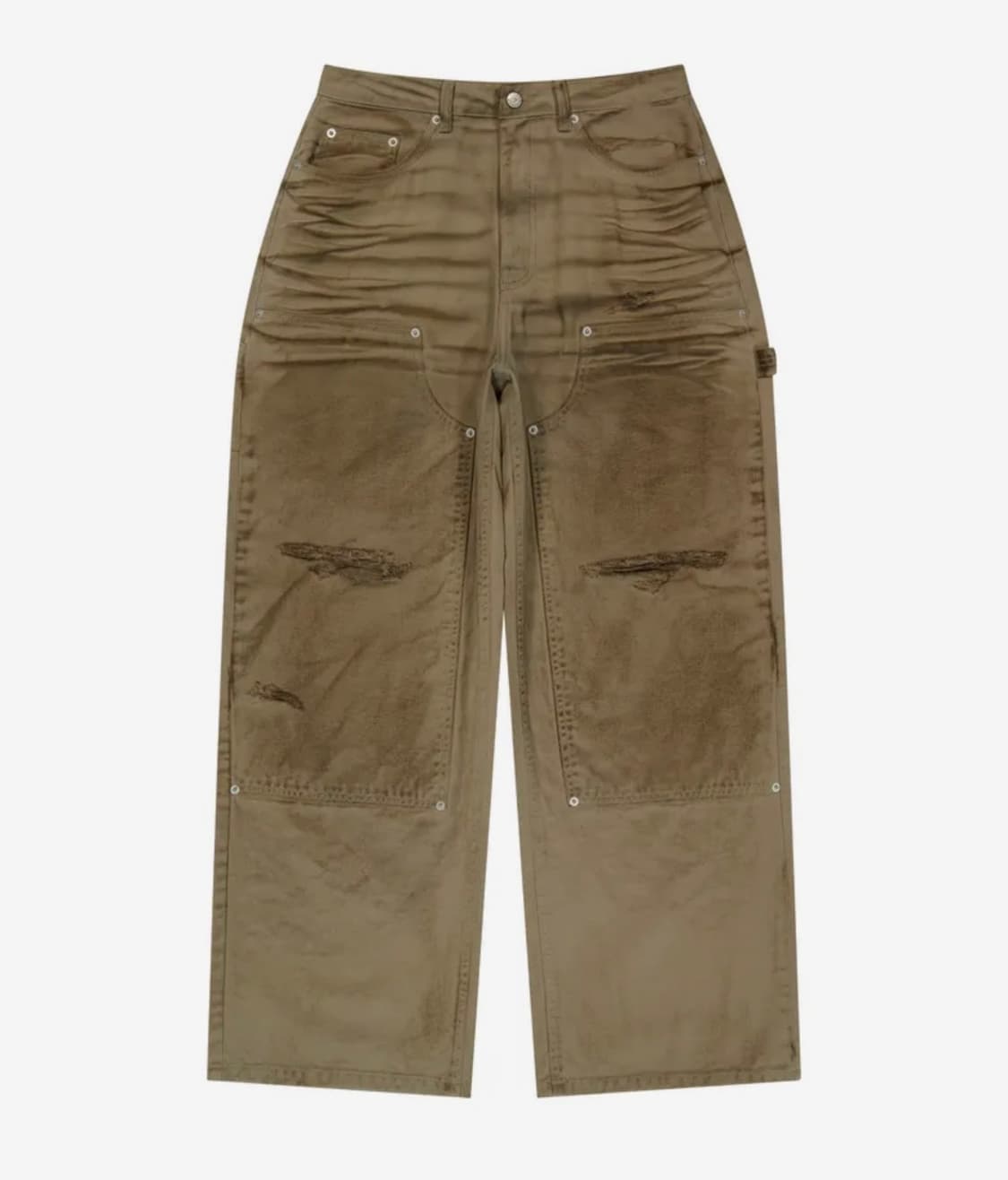 Aakam 더티워시드더블니코튼팬츠(베이지) 상품이미지2