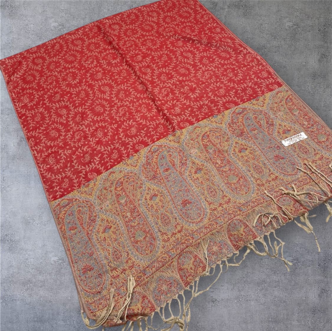 파시미나 Pashmina 페이즐리 패턴 숄 머플러 상품이미지4