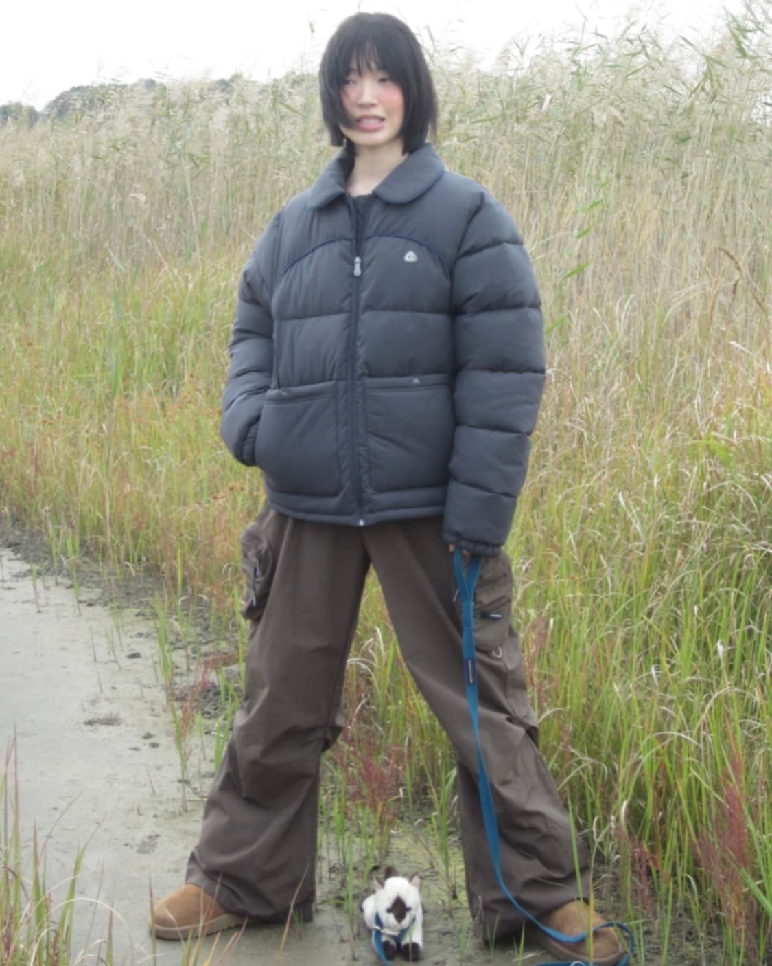 코이세이오 스마트어반유즈풀 패딩 suu 다크그레이 상품이미지2