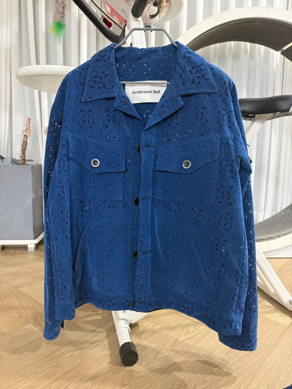 앤더슨벨 펀칭 트러커 자켓 상품이미지1