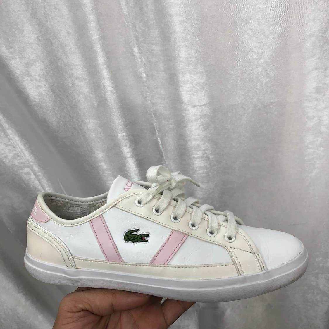 라코스테 가죽 스니커즈 사이즈240  상품이미지1