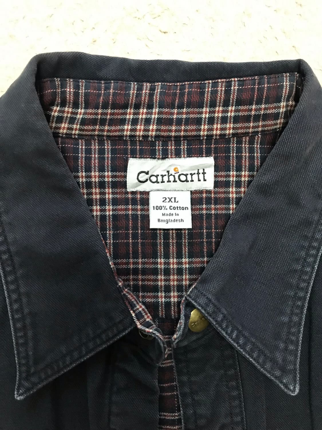 칼하트 빈티지 컨버스  플라렌 셔츠2XL 상품이미지3