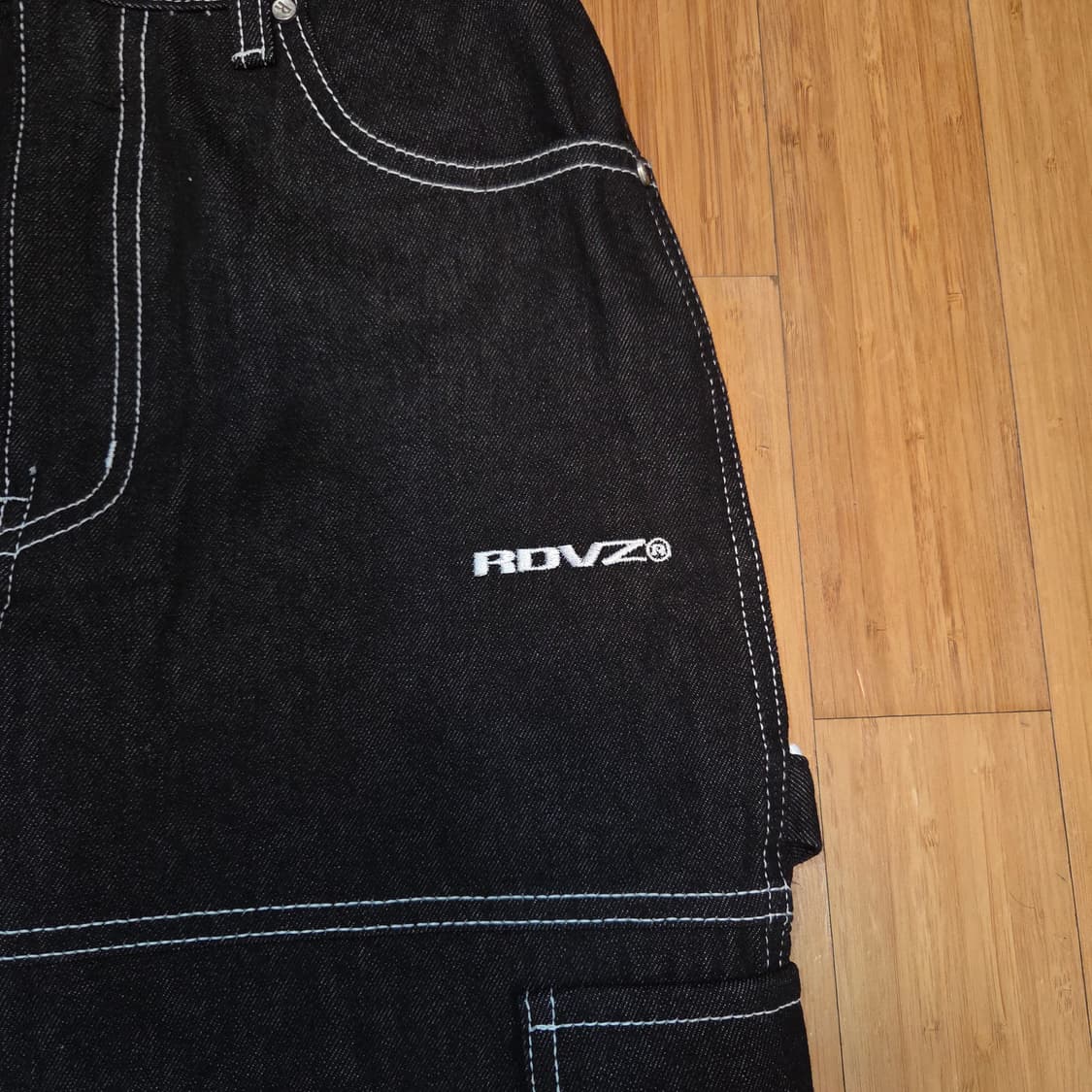 신품급] RDVZ 스티치 카펜터 데님 스커트 (S) 상품이미지3
