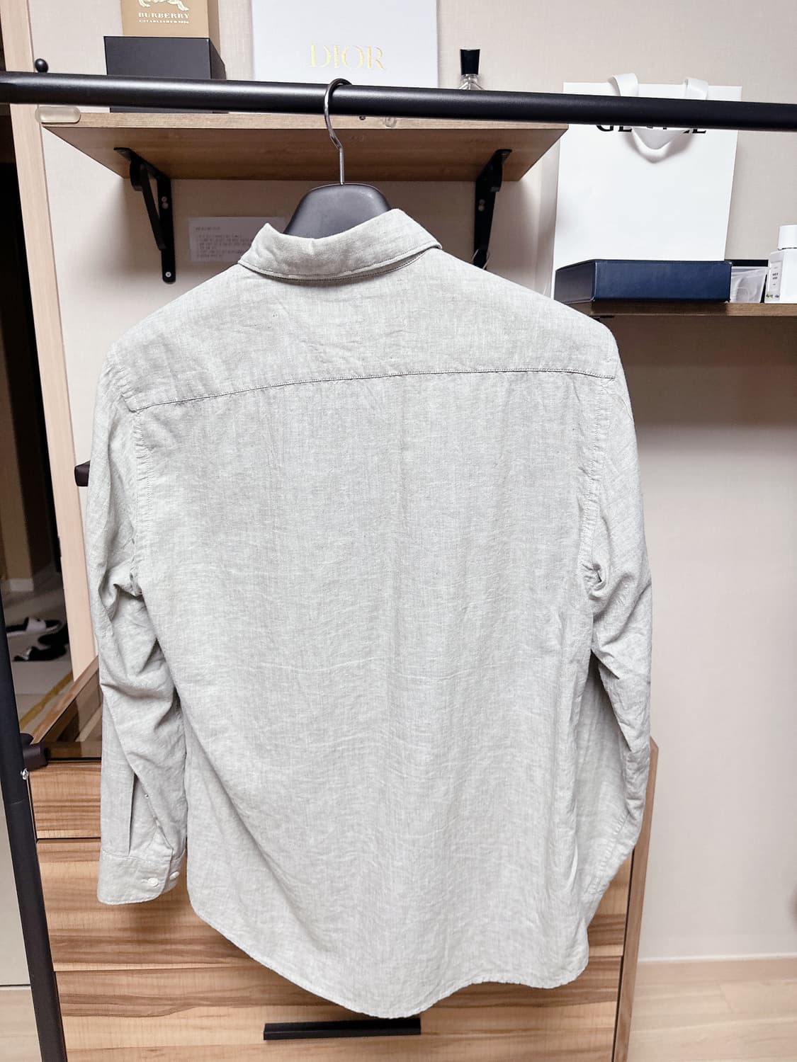 연카키 해지스 남성 셔츠 린넨혼방(100) 상품이미지7