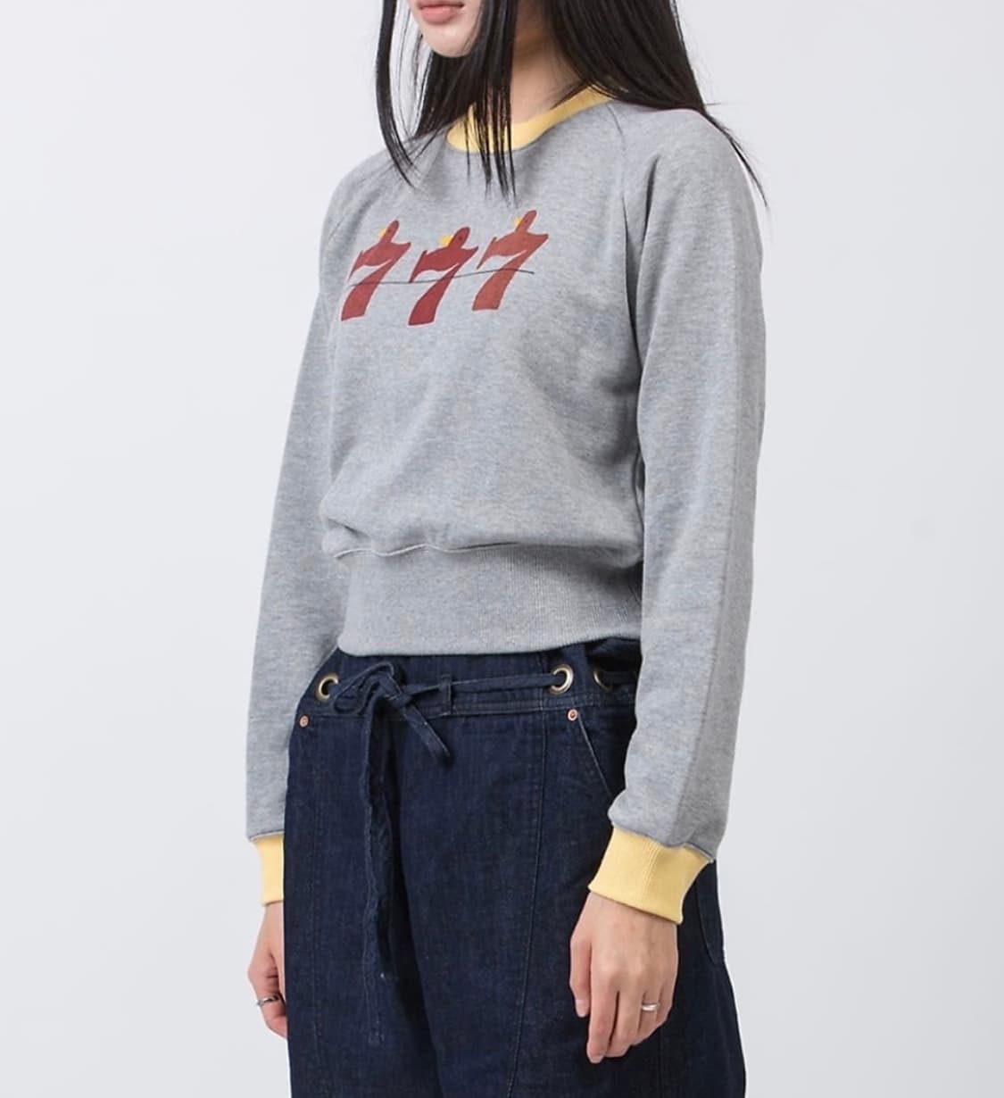 Kapital 럭키 배터리 버드 30플리스 링거 스웨트셔츠 상품이미지5