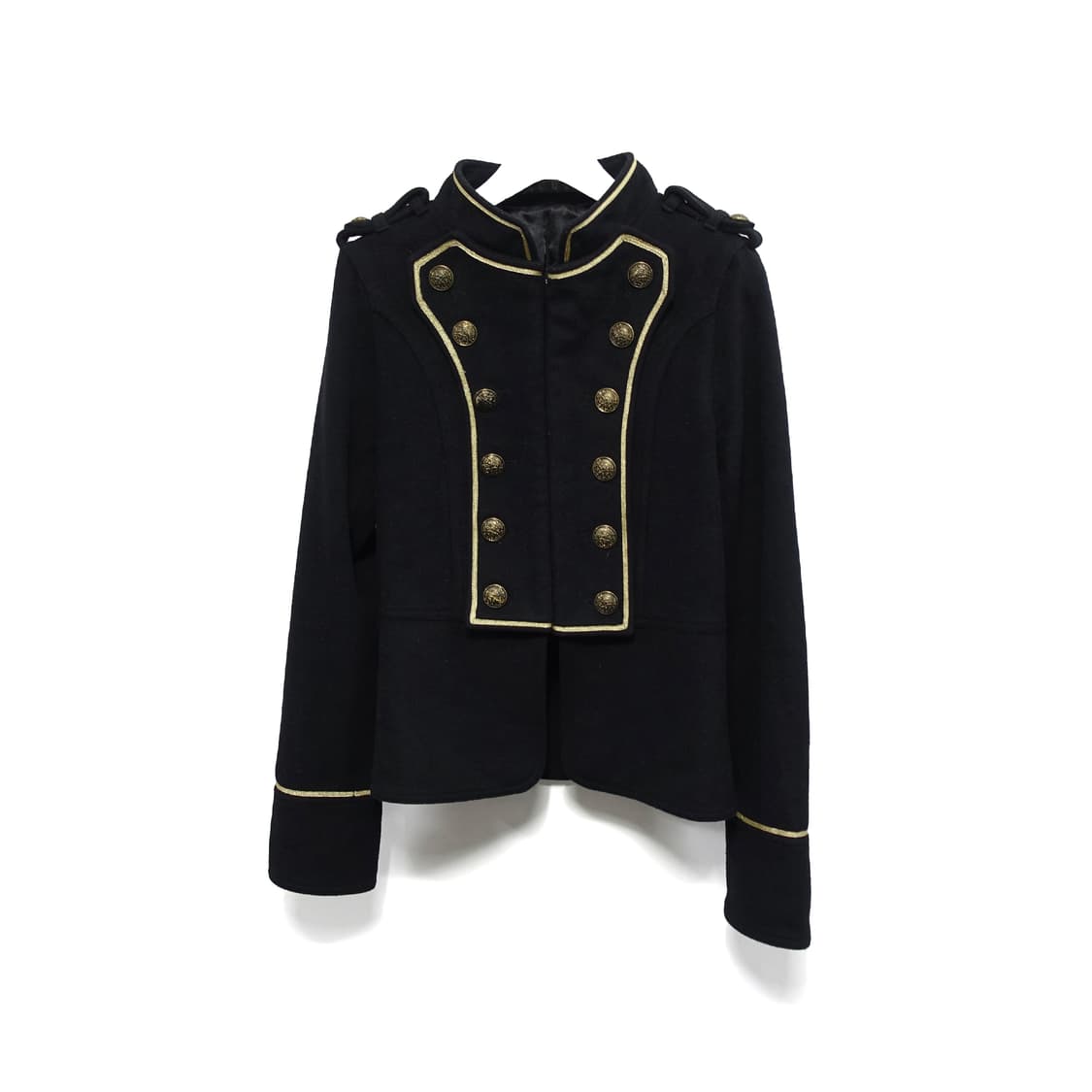 SWORDFISH 소드피쉬 나폴레옹 울 금장 더블버튼 크롭 숏 자켓 상품이미지1