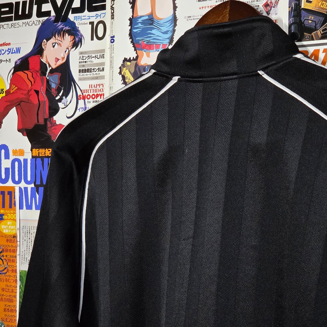 아식스 JPN 블랙 스트라이프 트랙 져지 상품이미지6