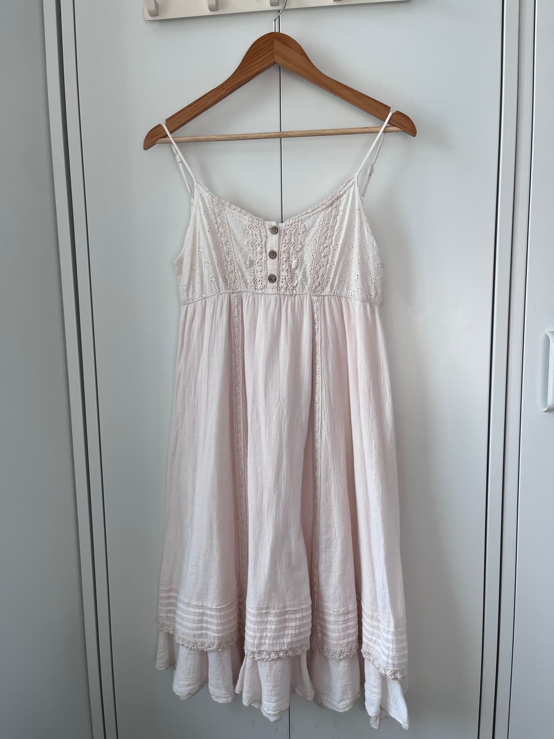 Vintage 펀칭 레이어드 나시 원피스 상품이미지6