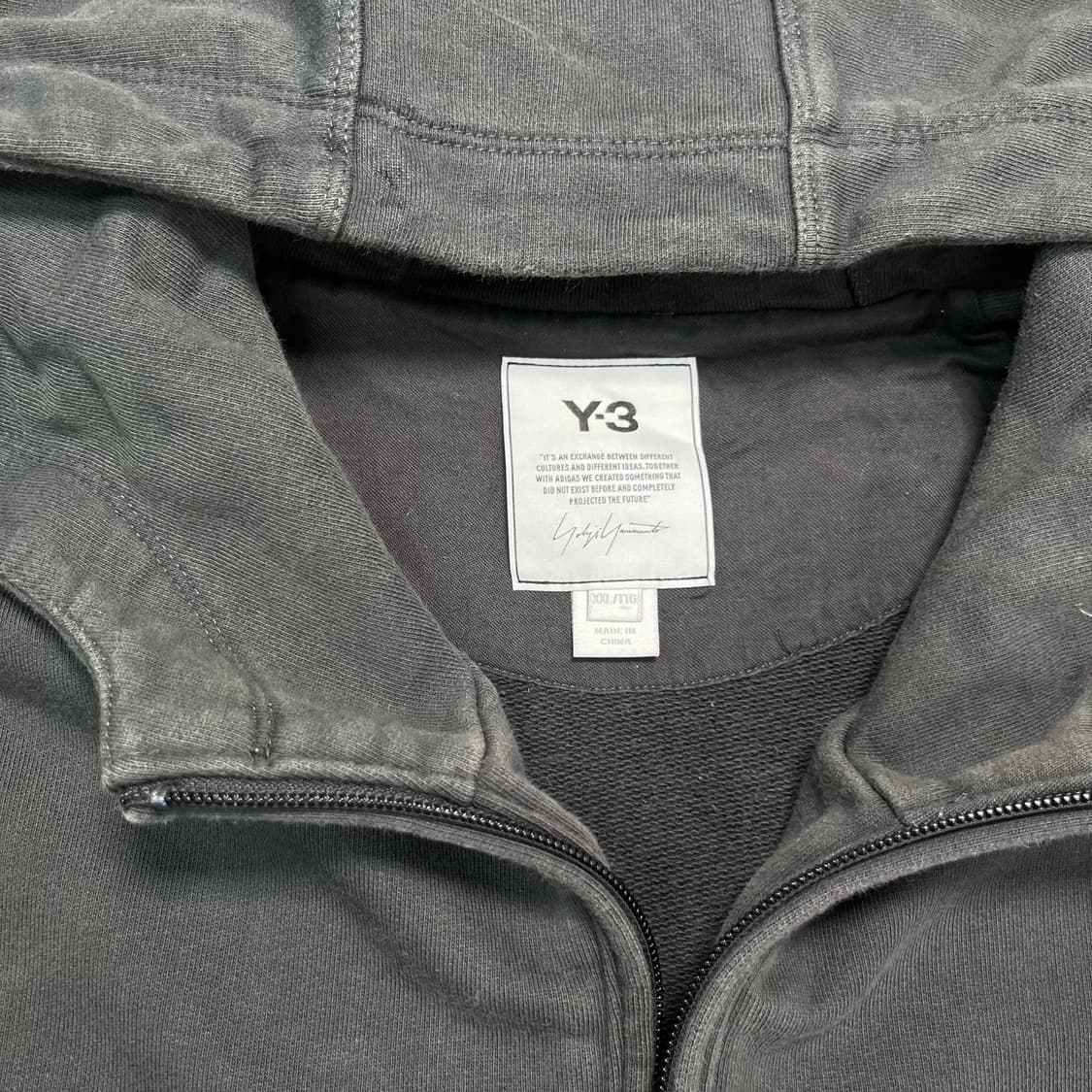 105 y-3 투웨이 피그먼트 후드집업 상품이미지3