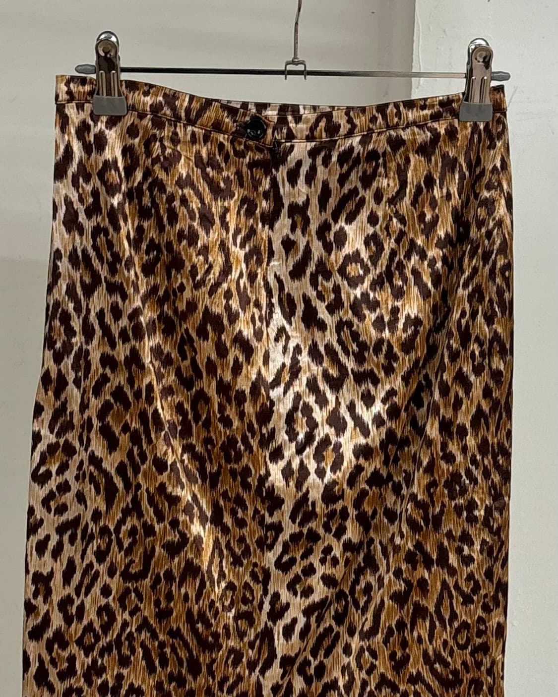돌체 앤 가바나 브라운 레오파드 프린트 미디스커트 상품이미지4