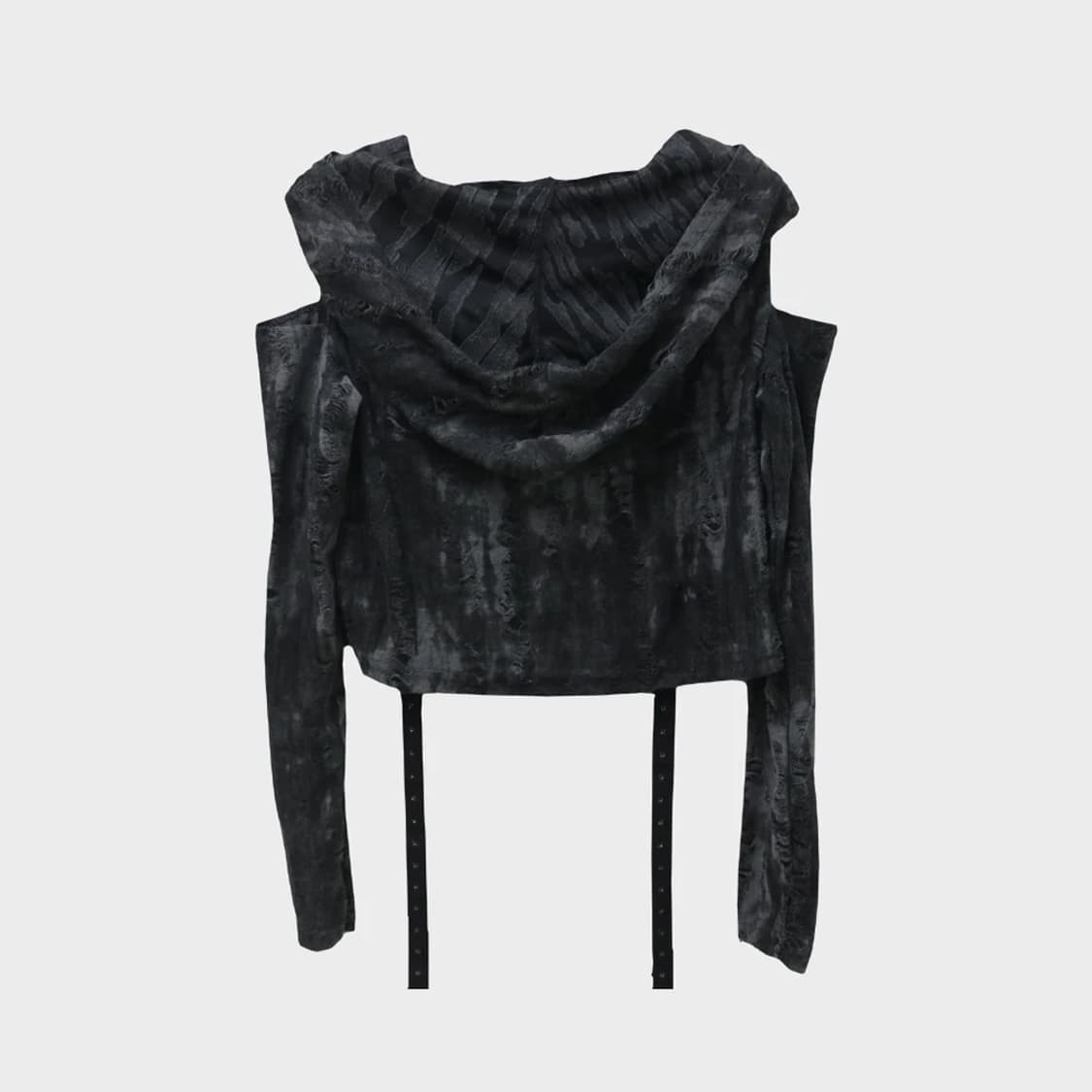  후드 오프숄더 긴팔티셔츠  67061 상품이미지1