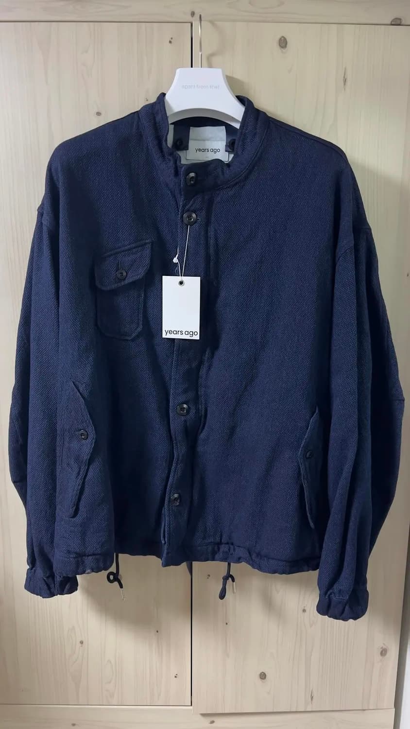 이얼즈어고 사시코 랜드파카 인디고 L 상품이미지1