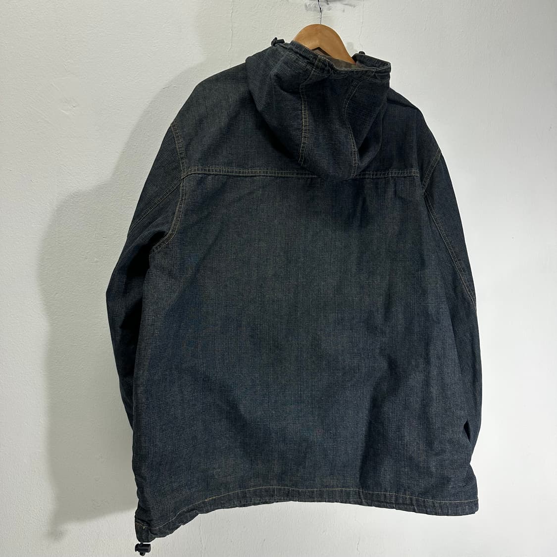 XL-XXL MLB 오버핏 양키스 후드 데님자켓 상품이미지6