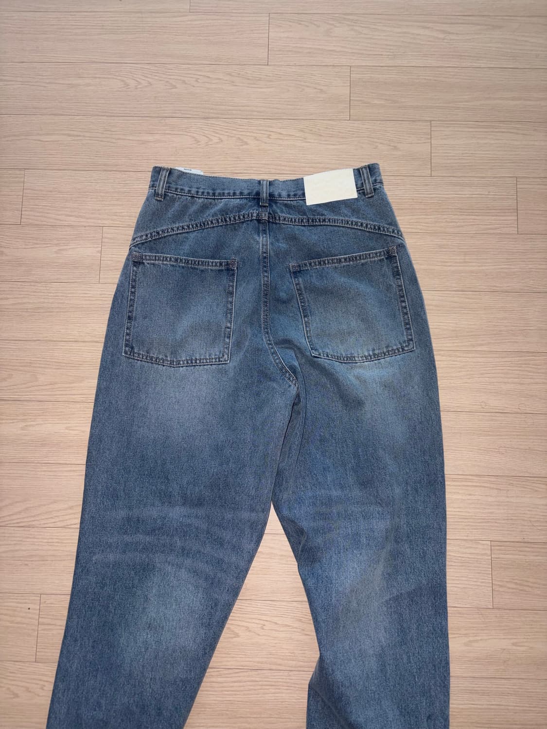W STITCH DENIM PANTS BLUE 상품이미지4