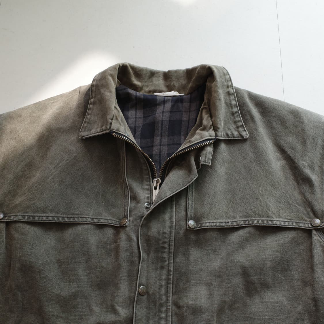 90s 칼하트 샌드스톤 케이프 코트 CW042 MADE IN USA  상품이미지2