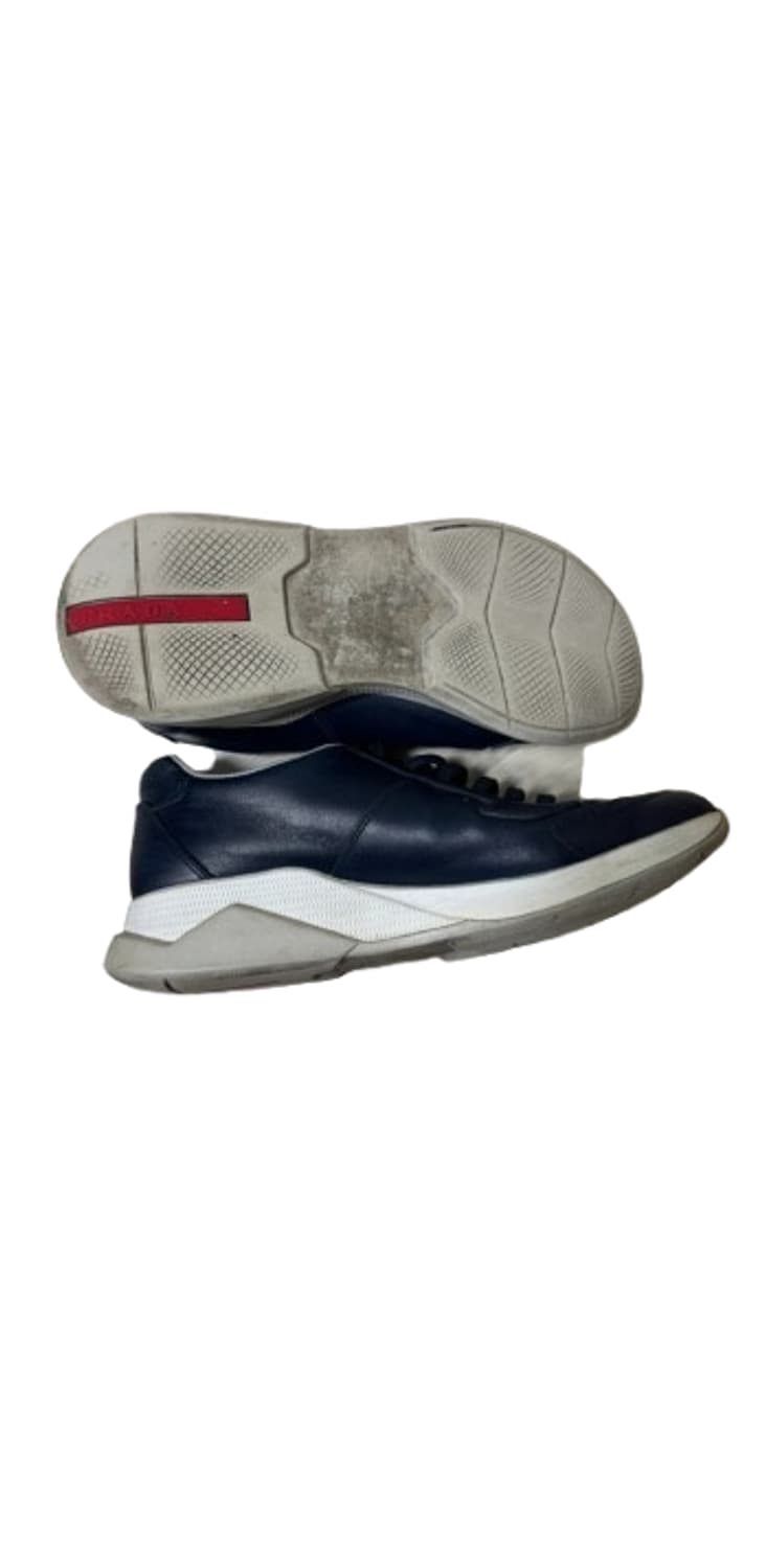 프라다 레더 스니커즈 상품이미지2