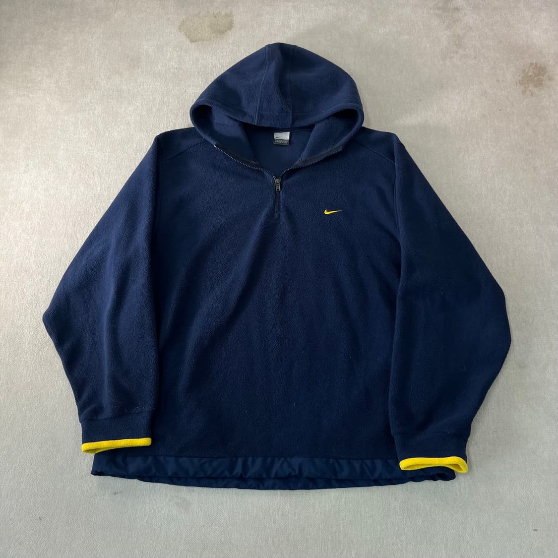 105 나이키 올드스쿨 00s 스몰 스우시 플리스 반집업 후드티 상품이미지1