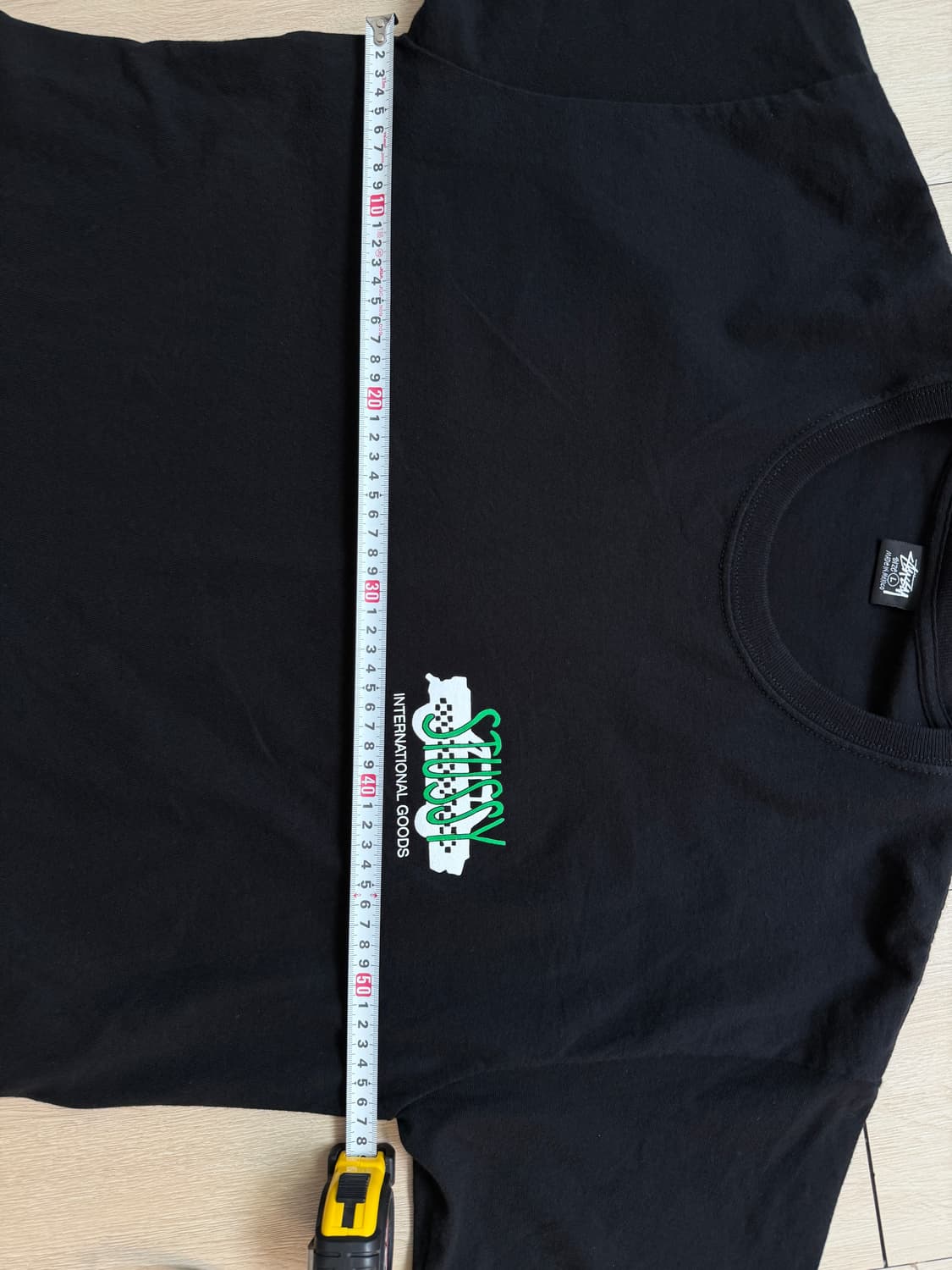 스투시 택시 티셔츠 블랙 L 상품이미지3