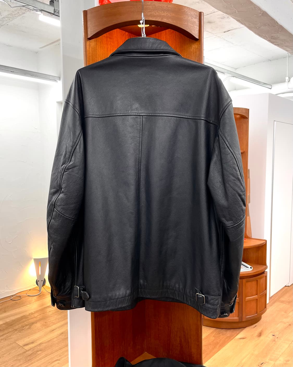 [L] old GAP 올드갭 레더 자켓 상품이미지2