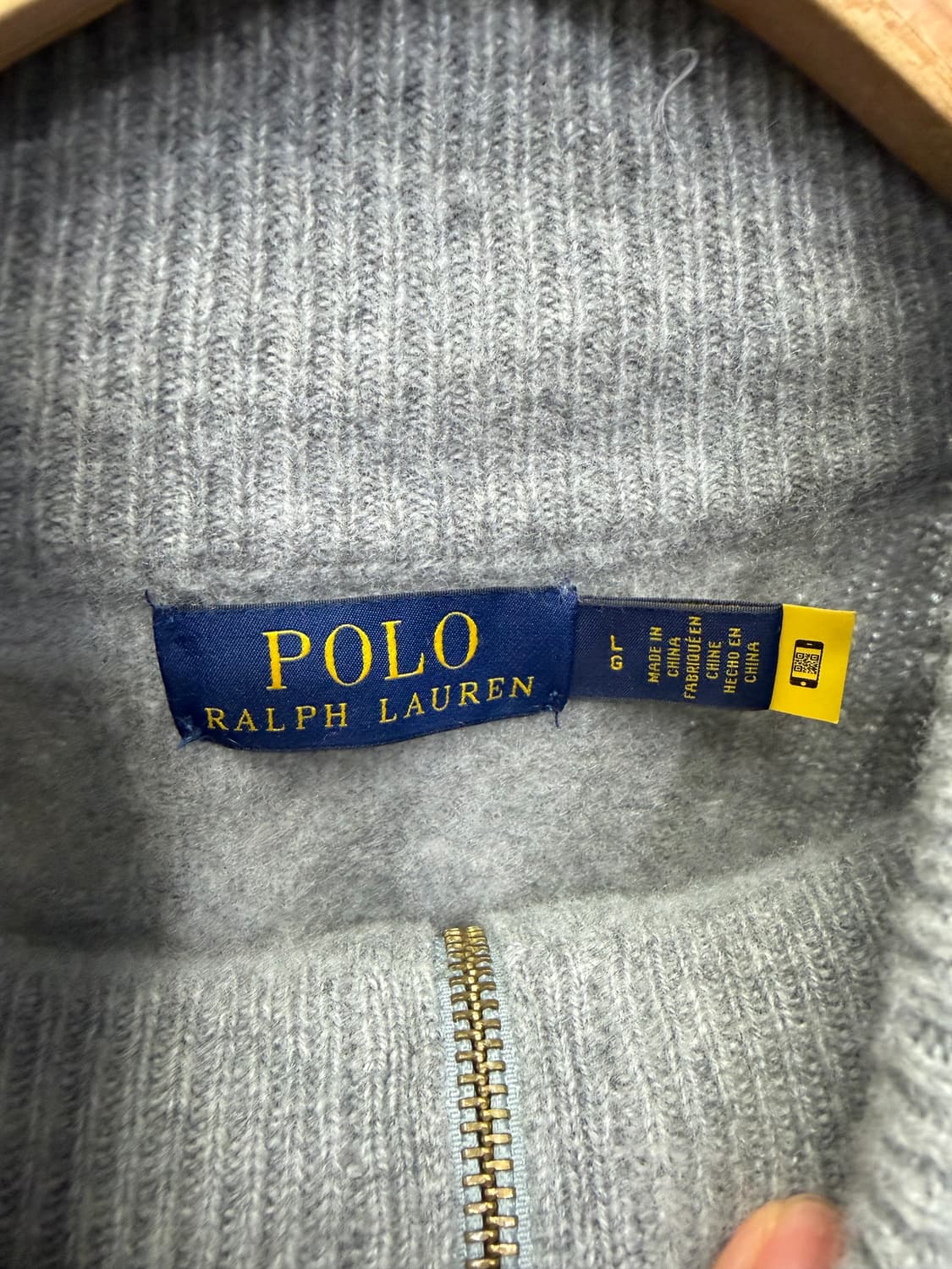 정품) 폴로랄프로렌 신형 캐시미어 여성 케이블 니트 스웨터 L 상품이미지6
