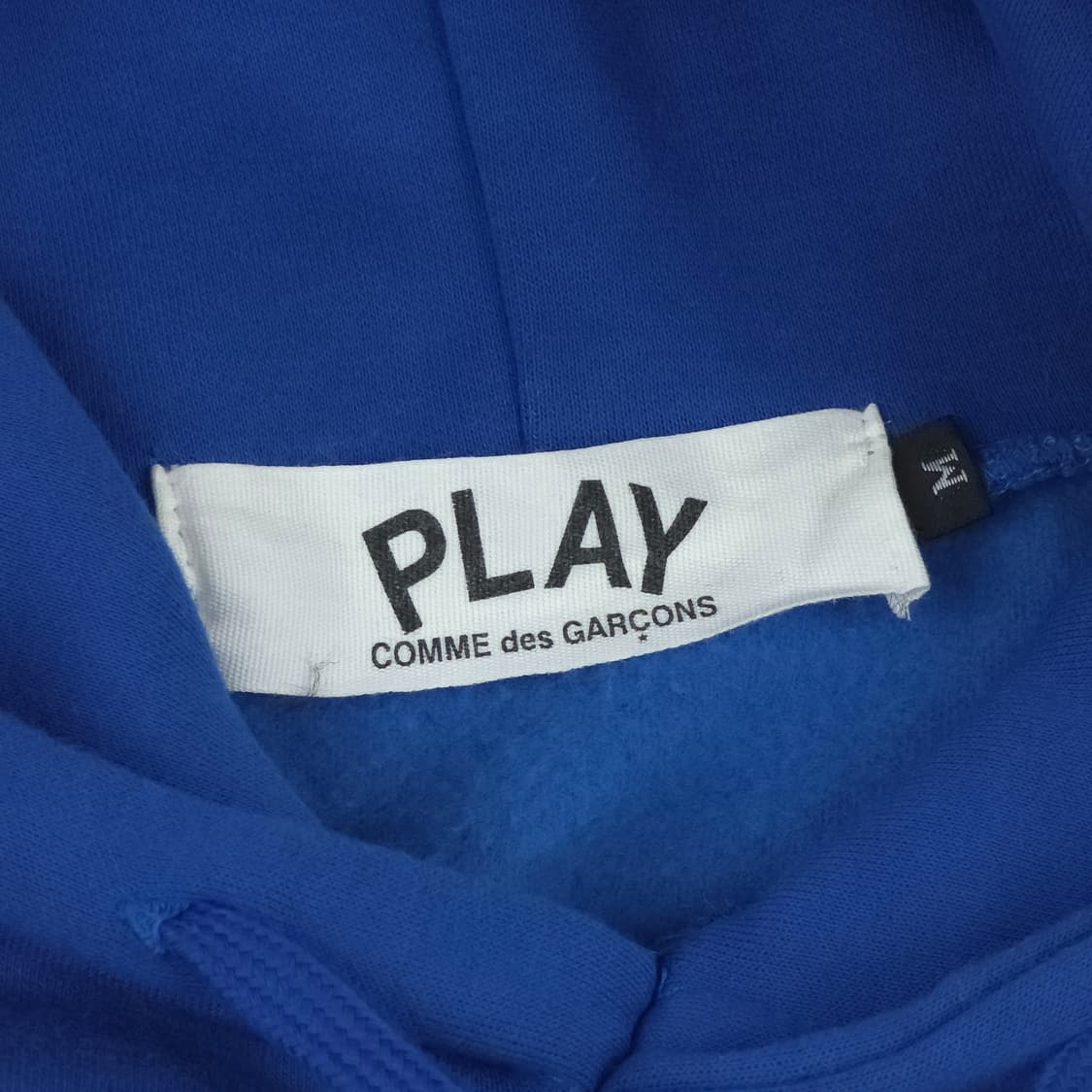 [M] 꼼데가르송 레드와펜 코튼 후드티 상품이미지4